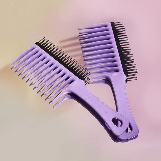 Combs Wide Tooth Lilac/Black
